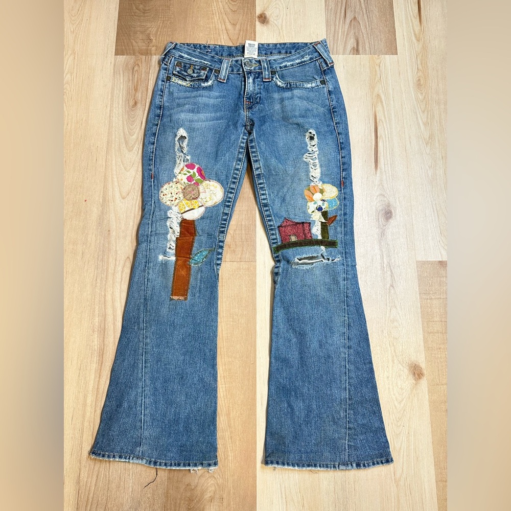 TTrue Religion Ashbury Patchwork Jeans Women's 29